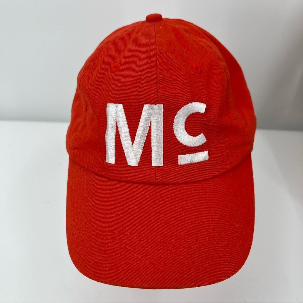 McKesson Cap Logo Adjustable Baseball Cap Hat Employee Uniform Company Orange